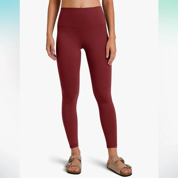 Colorfulkoala Dreamlux High Waisted Workout Leggings Yoga Pants XL Merlot - Picture 7 of 7